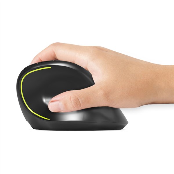 910200 PORT-MOUSE-ERGONOMIC-REACHARGE-BT-ERGO-B wr 06 Port Connect 2.4GHz Wireless ERGO SOFT Bluetooth Rechargeable Mouse