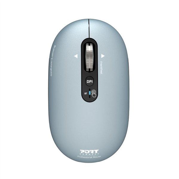 910500 Port-Connect-PURE-MAC-Rechargeable-Wireless-Bluetooth-Mouse-Storm wr 01 Port Connect PURE MAC Rechargeable Wireless and Bluetooth Mouse - Storm
