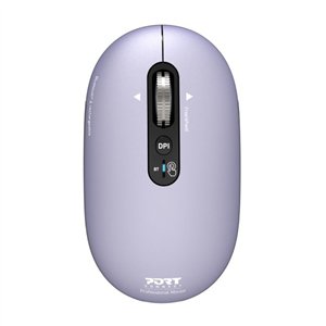 Port Connect PURE MAC Rechargeable Wireless and Bluetooth Mouse - Iris