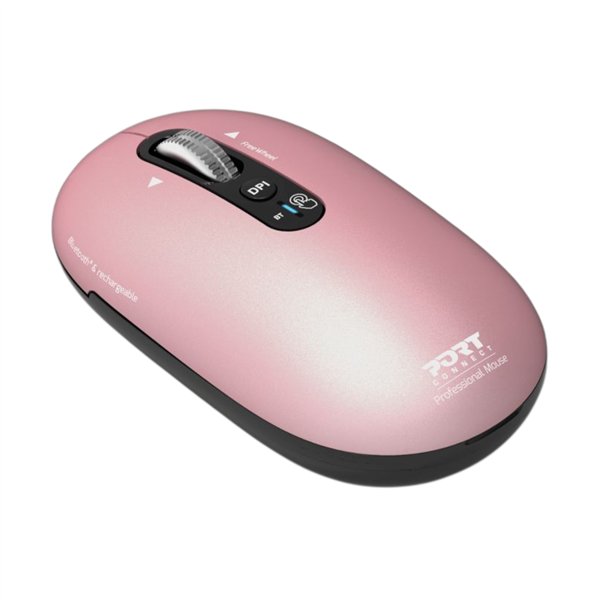 910503 Port-Connect-PURE-MAC-Rechargeable-Wireless-Bluetooth-Mouse-Copper-Rose wr 02 Port Connect PURE MAC Rechargeable Wireless and Bluetooth Mouse - Copper Rose