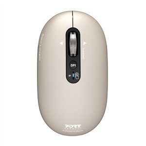 Port Connect PURE MAC Rechargeable Wireless and Bluetooth Mouse - Pearl