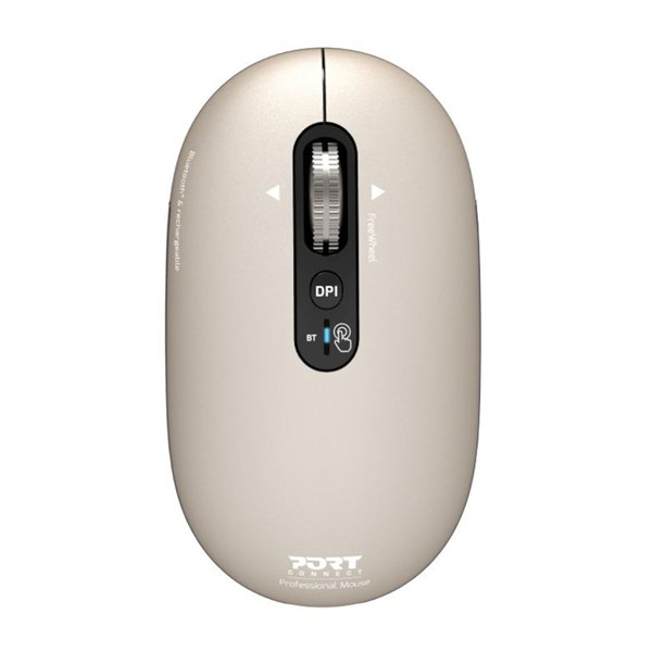 910504 Port-Connect-PURE-MAC-Rechargeable-Wireless-Bluetooth-Mouse-Pearle wr 01 Port Connect PURE MAC Rechargeable Wireless and Bluetooth Mouse - Pearl