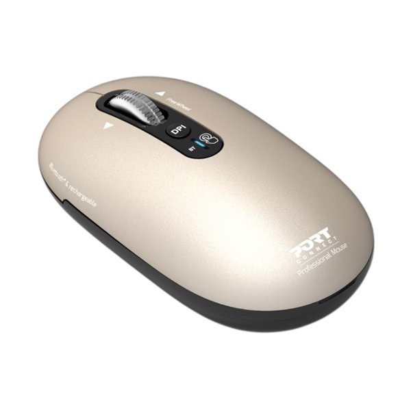 910504 Port-Connect-PURE-MAC-Rechargeable-Wireless-Bluetooth-Mouse-Pearle wr 02 Port Connect PURE MAC Rechargeable Wireless and Bluetooth Mouse - Pearl