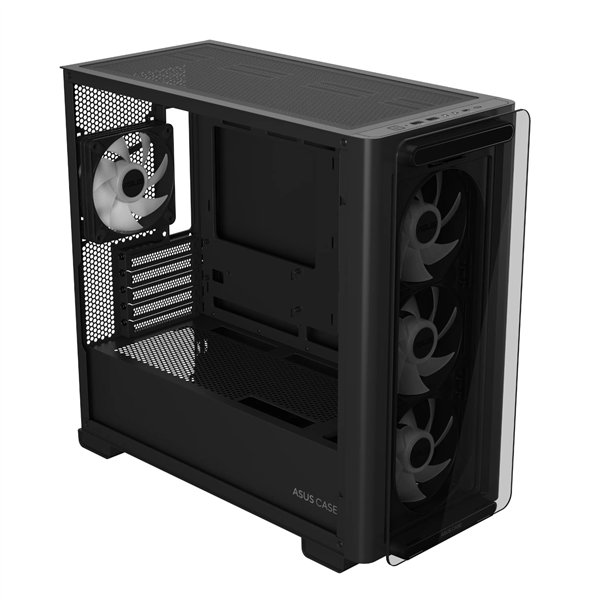 Asus A23 PLUS ARGB Micro-ATX Gaming Chassis - Black