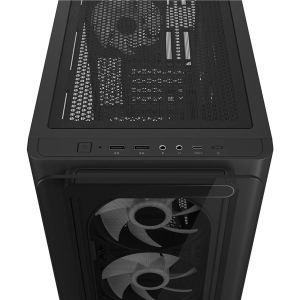 Asus A23 PLUS ARGB Micro-ATX Gaming Chassis - Black