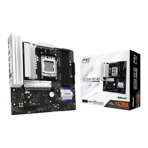 A620AM-PRO-RS ASRock-A620AM-Pro-RS-AM5-M-ATX-Motherboard wr 01a ASRock A620AM Pro RS AM5 M-ATX Motherboard