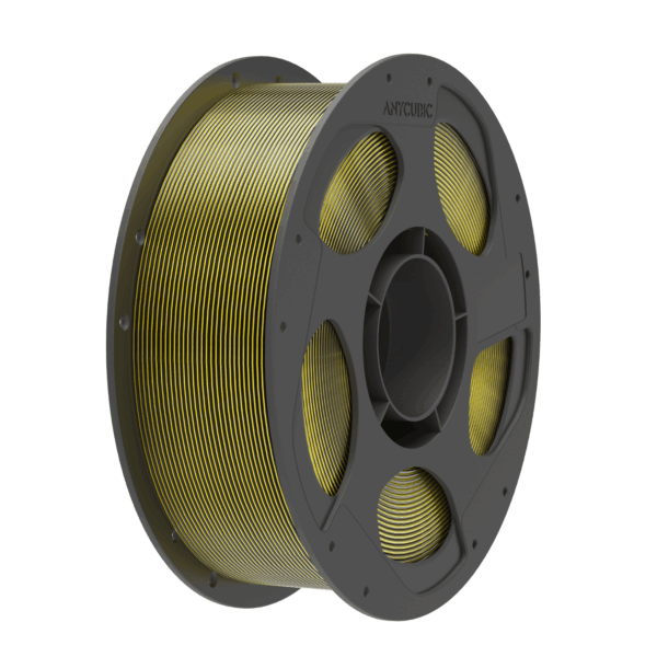 AHSC07-103 Anycubic PLA Silk Dual Filament - Black wr 03-1 Anycubic PLA Silk Dual Filament - Black Gold