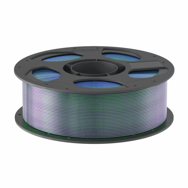 Anycubic PLA Silk Tri-colour Filament 1kg – Blue/Green/Purple