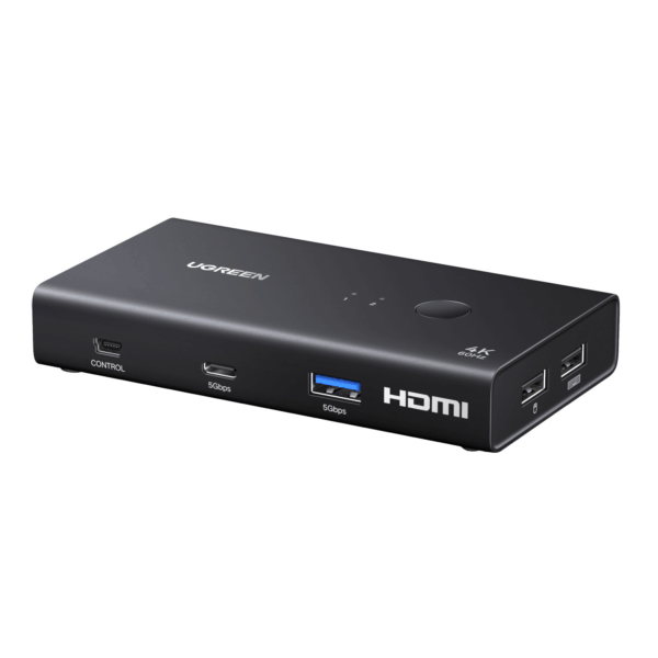 AK502-75246 UGREEN HDMI 20 KVM Switch 2 In 1 Out wr 01 UGreen HDMI 2.0 KVM Switch 2-In-1 Out