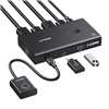 AK502-75246 UGREEN HDMI 20 KVM Switch 2 In 1 Out wr 03 UGreen HDMI 2.0 KVM Switch 2-In-1 Out