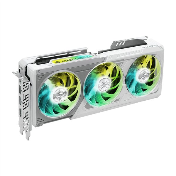 ASRock RX9070XTSTEELLEGEND16G wr 03a ASRock AMD Radeon RX 9070 XT Steel Legend 16GB Graphics Card