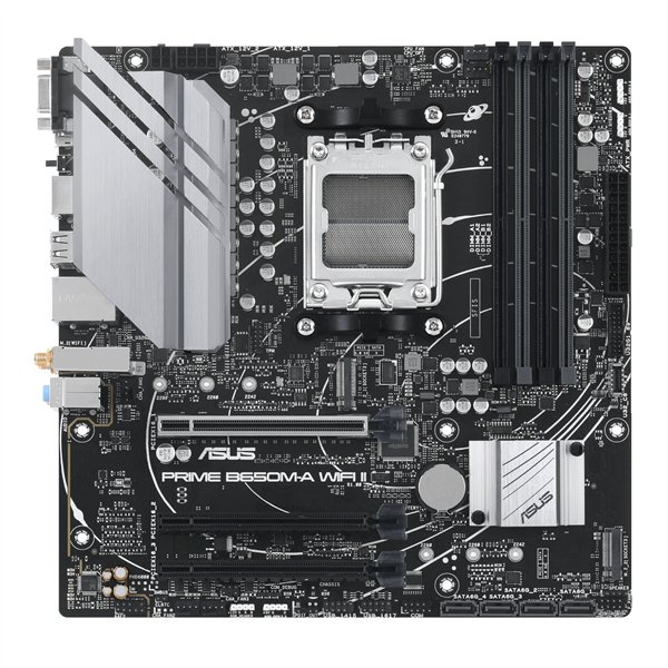 Asus PRIME B650M-A WIFI II M-ATX Gaming Motherboard