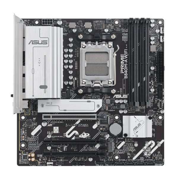 ASUS PRIME-B840M-AWIFI wr 02a Asus PRIME B840M-A WIFI M-ATX Gaming Motherboard