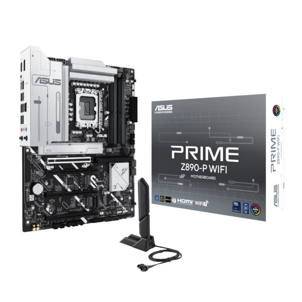 ASUS PRIMEZ890-PWIFI wr 01a Asus PRIME Z890-P WIFI ATX Gaming Motherboard