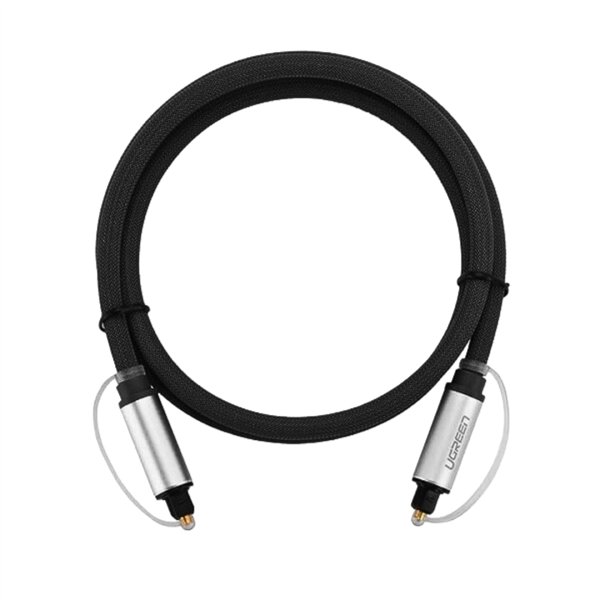 UGREEN AV108 Male to Male Toslink Optical Audio Cable 2m–Grey