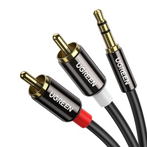 AV116-10584 UGreen-AV116-3.5mm-to-RCA-Cable-1M wr 01a UGREEN AV116 3.5mm to RCA Cable 2M