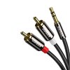 AV116-10749 UGreen-UV116-RCA-to-AUX-3.5mm-Audio-Cable-Black wr 03 UGREEN AV116 RCA to AUX 3.5mm Audio Cable 1M - Black