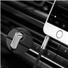 AV119-10599 UGREEN-AV119-Right-angled-3.5mm-Flat-Aux-Cable-2m wr 04a UGREEN AV119 Right-angled 3.5mm Flat Aux Cable 2m - Black/Silver