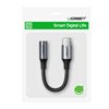 AV161-80154 UGreen-USB-Type-C-to-3.5mm-10cm-Adapter-Grey wr 03 UGREEN AV161 USB Type-C to 3.5mm 10cm Adapter