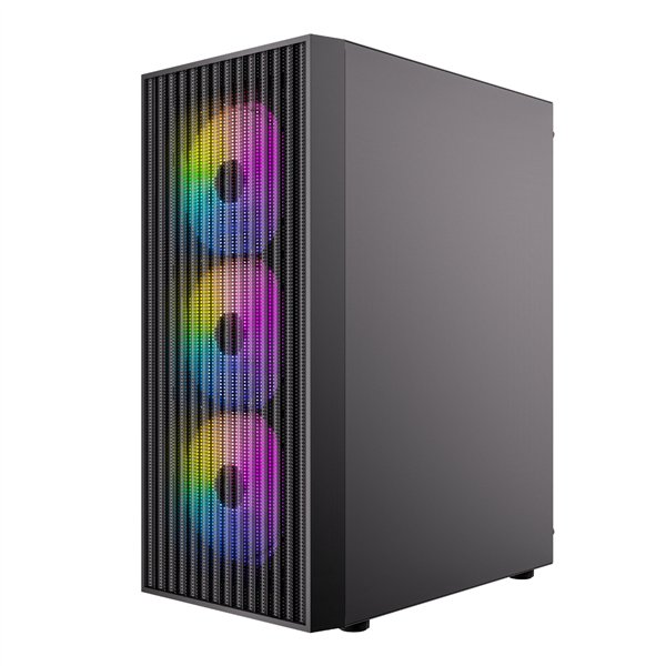 Antec AX27 RGB ELITE ATX Gaming Chassis - Black