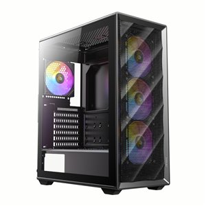 Antec AX85-ARGB wr 01a Antec AX85 ATX ARGB Mid-Tower Gaming Chassis - Black