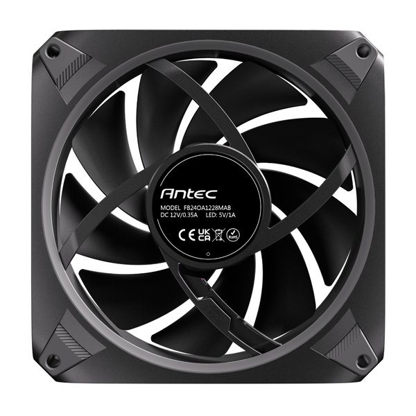 Antec ORBIT-120-3PK wr 04a Antec ORBIT PWM 120mm ARGB Fan 3 Pack - Black