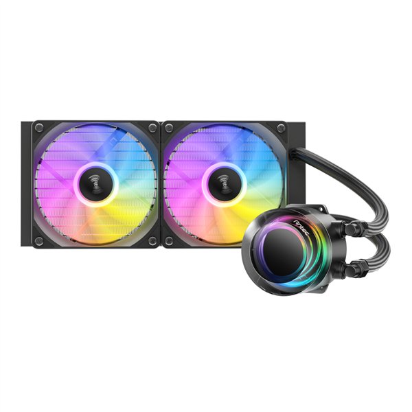 Antec VORTEX-LUM-240-ARGB wr 02a Antec VORTEX LUM 240 ARGB AIO CPU Liquid Cooler – Black