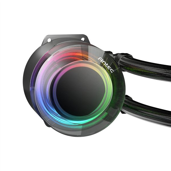 Antec VORTEX-LUM-240-ARGB wr 04a Antec VORTEX LUM 240 ARGB AIO CPU Liquid Cooler – Black