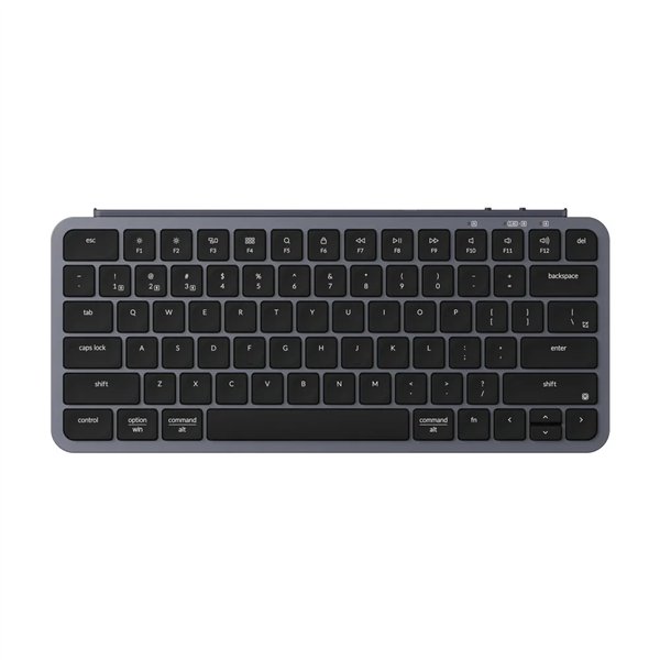 B1P-K1 wr 01a Keychron B1 Pro Ultra-Slim 75% Wireless Keyboard - Space Grey