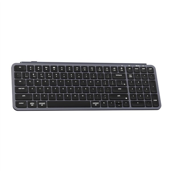 B2P-K1 Keychron-B2-Pro-Ultra-Slim-96-Wireless-Keyboard-Space-Grey wr 02a Keychron B2 Pro Ultra-Slim 96% Wireless Keyboard - Space Gray