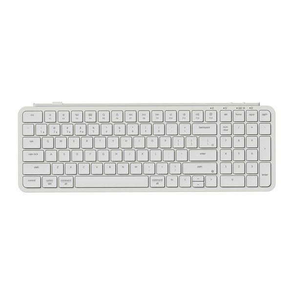 Keychron B2 Pro Ultra-Slim 96% Wireless Keyboard - Ivory White