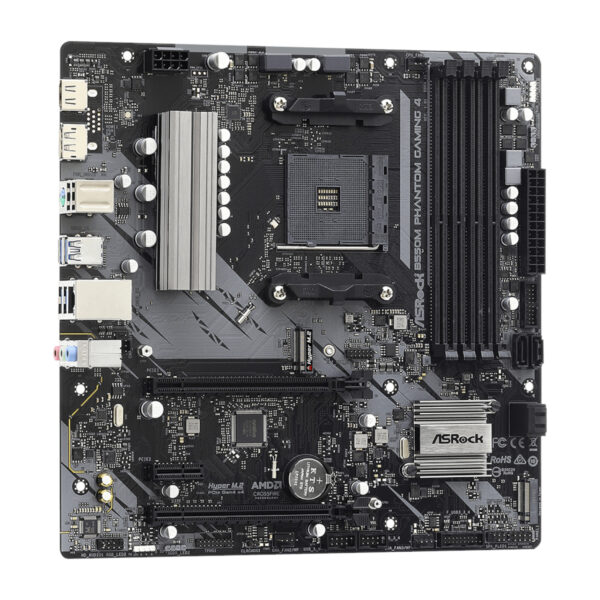ASRock B550 Phantom Gaming 4 AM4 M-ATX Motherboard