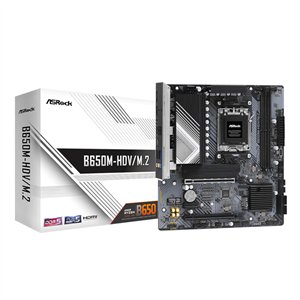 ASRock B650M-HDV/M.2 AM5 Micro-ATX Motherboard