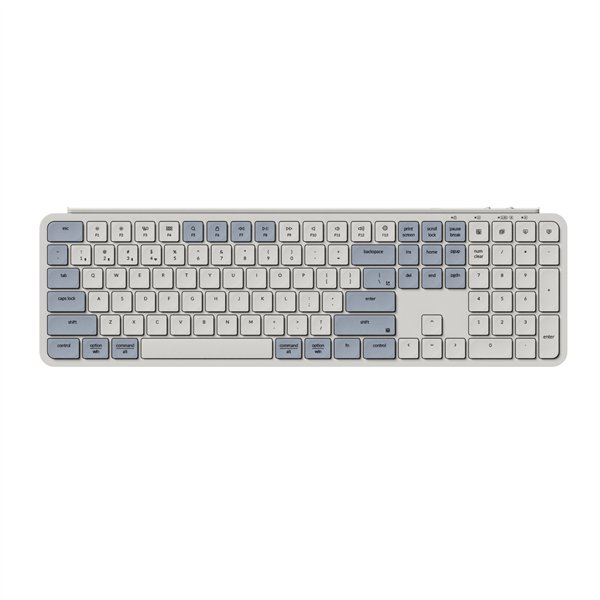 B6P-K11 Keychron-B11-Pro-Ultra-Slim-10-WRLS-KB-Retro-Blue 01 Keychron B6 Pro Ultra-Slim 100% Wireless Keyboard - Retro Blue