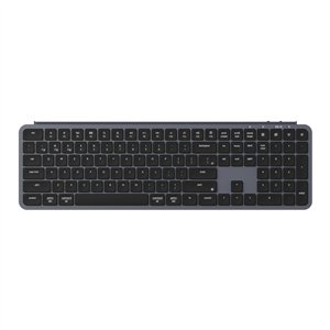 B6P-K1 wr 01a Keychron B6 Pro Ultra-Slim 100% Wireless Keyboard – Space Grey