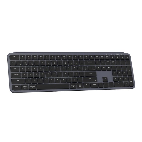 B6P-K1 wr 02a Keychron B6 Pro Ultra-Slim 100% Wireless Keyboard – Space Grey