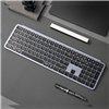 B6P-K1 wr 04a Keychron B6 Pro Ultra-Slim 100% Wireless Keyboard – Space Grey
