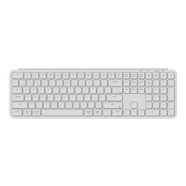 B6P-K8 wr 01a Keychron B6 Pro Ultra-Slim 100% Wireless Keyboard – Ivory White