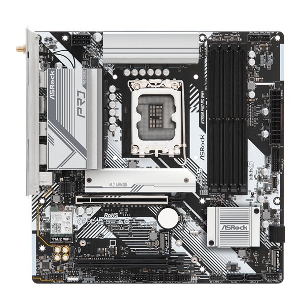 ASRock B760M Pro RS WiFi Intel LGA 1700 MATX Gaming Motherboard