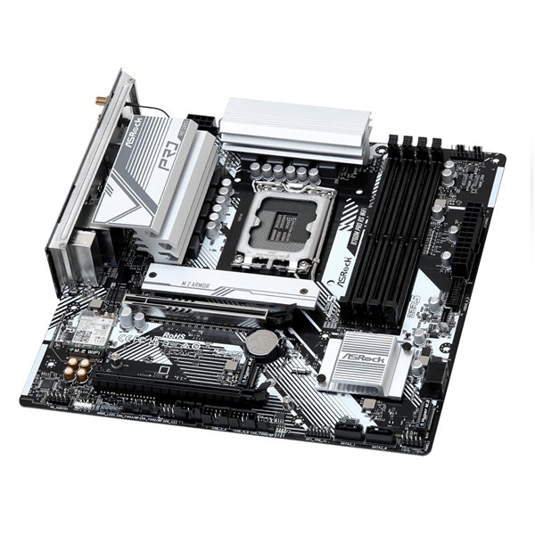 ASRock B760M Pro RS WiFi Intel LGA 1700 MATX Gaming Motherboard