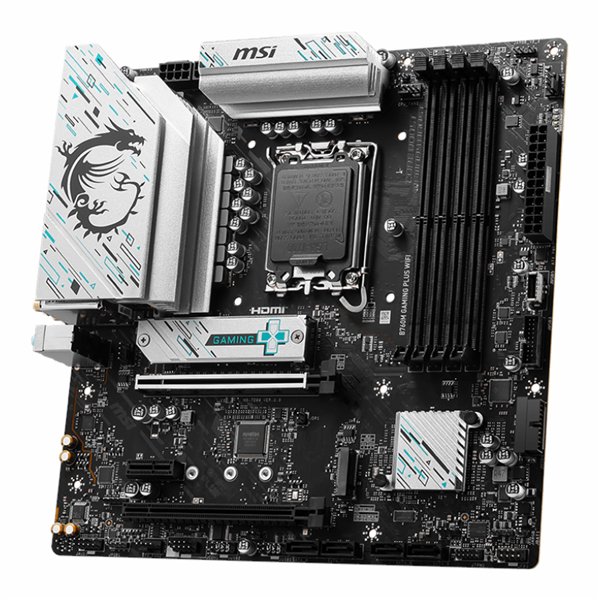 B760MGAMINGPLUSWIFI wr 03 MSI B760M GAMING PLUS WIFI DDR5 Intel LGA1700 M-ATX Gaming Motherboard