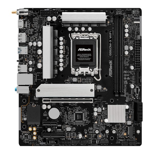 B860M-XWIFI-WR-02 ASRock B860M-X Micro ATX DDR5 Motherboard (PCIe 5 and Wi-Fi 6E)