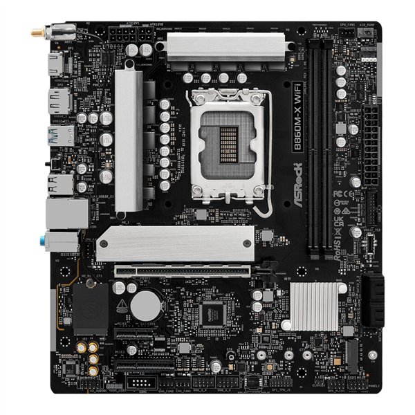 B860M-XWIFI-WR-03 ASRock B860M-X Micro ATX DDR5 Motherboard (PCIe 5 and Wi-Fi 6E)