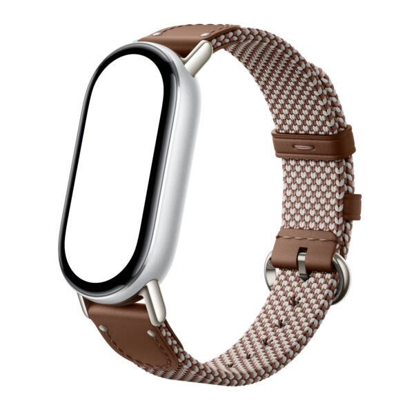BHR07YJGL Xiaomi-Smart-Band-10-Knitted-Silk-Strap-Feather-Brown wr 02 Xiaomi Smart Band 10 Knitted Silk Strap - Feather Brown