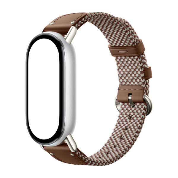 BHR07YJGL Xiaomi-Smart-Band-10-Knitted-Silk-Strap-Feather-Brown wr 03 Xiaomi Smart Band 10 Knitted Silk Strap - Feather Brown