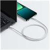 Xiaomi 3A Braided USB Type-C to USB Type-C Cable 1M - White