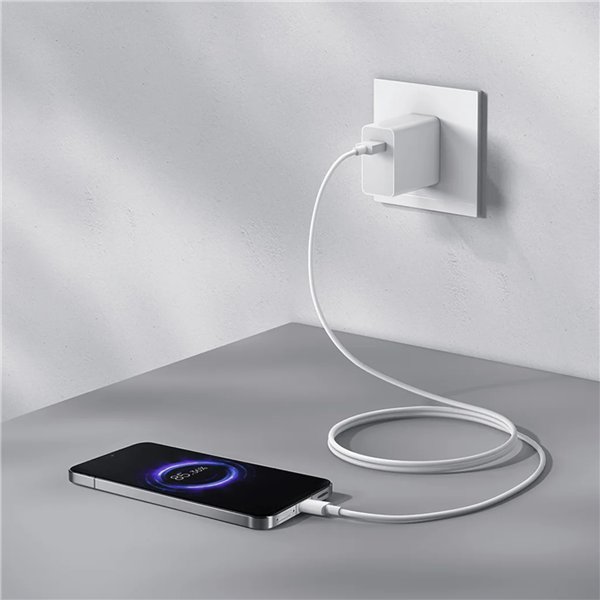 BHR087GGL Xiaomi-3A-USB-A-to-USB-Type-C-Cable-1M-White wr 04a Xiaomi 3A USB-A to USB Type-C Cable 1M - White