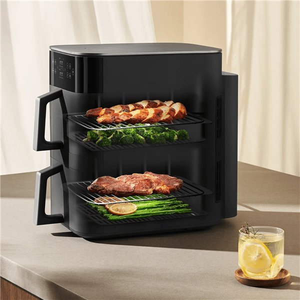 BHR0883EU Xiaomi-Smart-Double-Stack-Air-Fryer-12L wr 05a Xiaomi Smart Double Stack Air Fryer 12L