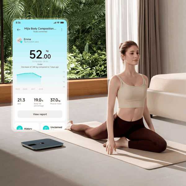 BHR096UGL Xiaomi Body Composition Scale S400 PRO wr 08 Xiaomi Body Composition Scale S400 PRO