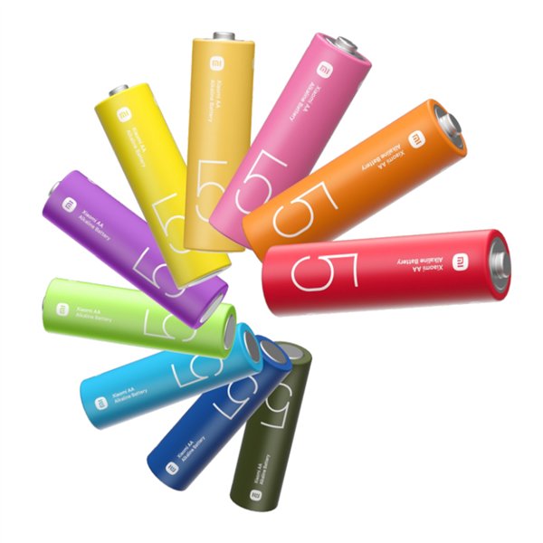 BHR5393GL wr 01 Xiaomi AA Rainbow Batteries (10 Pack)
